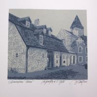 "Gümnaasiuni tänav", serigraafia 2002, 87€