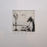 "Koer. Üksi" kuivnõel 2001, 56 €