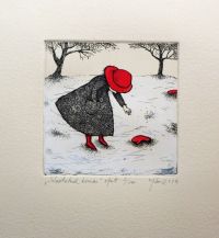 "Kaotatud kinnas" ofort 2018