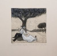 "Armastavad lugeda" ofort 2010, 56€/ 69€, raamis 144€