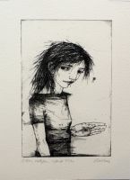 "Silm neljas" ofort 10 x 15 cm, 180€