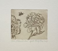 "Palverändur", ofort 10 x 9 cm