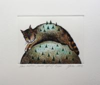 "Kass metsas" ofort 2004, 69€