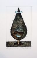 "Püha puu" ofort 2002, 69€