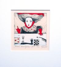 "Punane kuninganna" ofort 2015,56€/ 69€