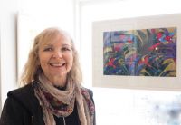 Autor aknanäitusega "Mereäärne maja" 2.06 - 30.06. 2021