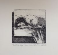 "Pildilausuja" sügavtrükk 10 x 10 cm, 140€