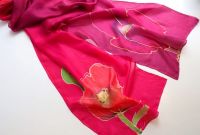maalitud siidsallid 40 x 150 cm, 49€