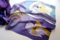 maalitud siidsallid 40 x 150 cm, 49€