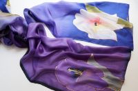 maalitud siidsallid 40 x 150 cm, 49€