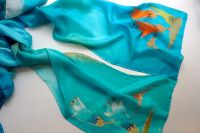maalitud siidsallid 40 x 150 cm 49€