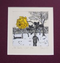 "Üks roosike" ofort 2022, 69€