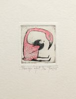 "Flamingo" ofort 2015, 20€